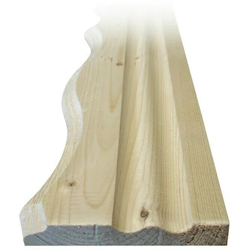  Ukrasna drvena letvica (Smreka/jela, 1.480 x 90 x 14 mm)