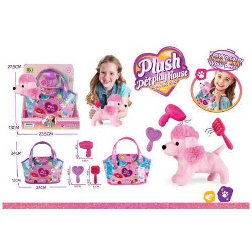  Roze pudlica u torbici Slike