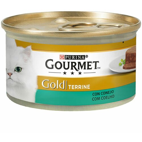 Purina Gourmet Gold Vlažna hrana za mačke zečetina i džigerica 85 g Slike