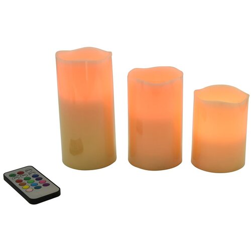 Hilight LED svijeće u setu od 3 kom (visina 10 cm) - Slike