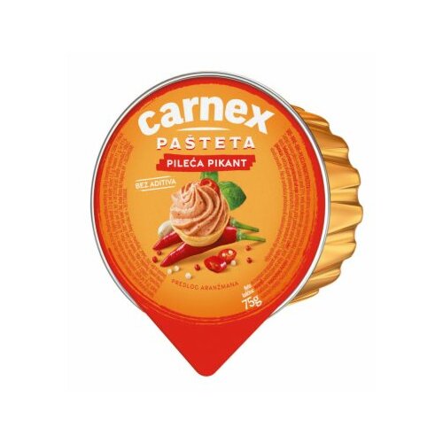 Carnex pašteta pileća pikant 75G Cene