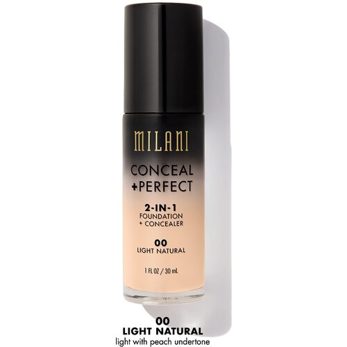 Milani conceal + perfect 2-in-1 puder za lice 00 light natural Slike