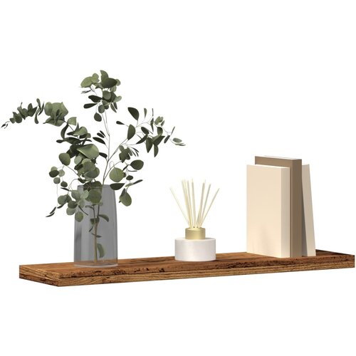  Zidne police 4kom boja staro drvo 40x10x1,5cm konstruirano drvo Cene