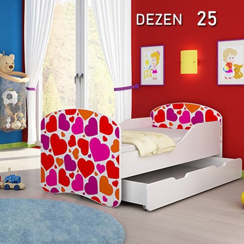 Olimp Sport dečiji krevet drveni 140x70cm sa fiokom i gratis dušek 45 dezena Cene