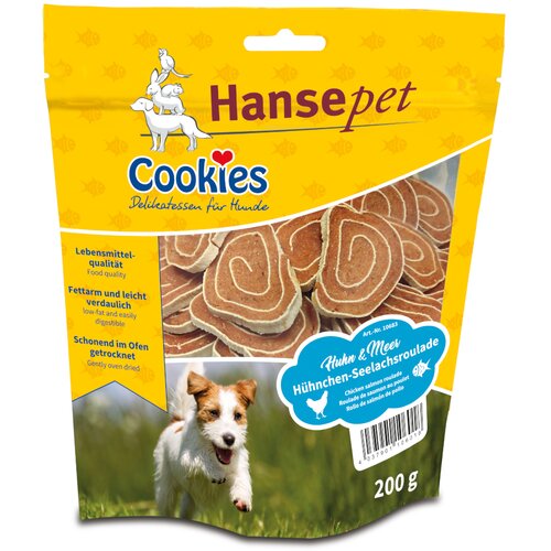 Cookie&amp;#039;s Cookies Delikatess ribje variacije 200 g - Morski losos s pi&amp;scaron;čančjimi fileji-polžki Slike