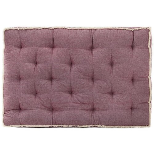 VidaXL Blazina za kavč iz palet bordo rdeča 120x80x10 cm Slike