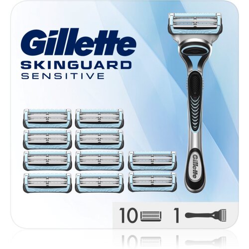 Gillette Skinguard Sensitive brivnik + nadomestne britvice 11 kos Cene