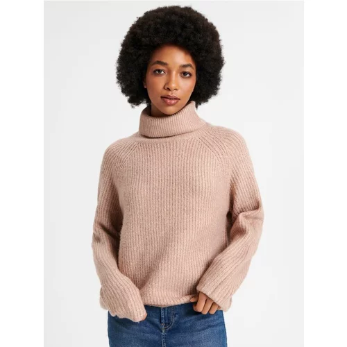 Sinsay ženski džemper s visokim ovratnikom 9928A-08M