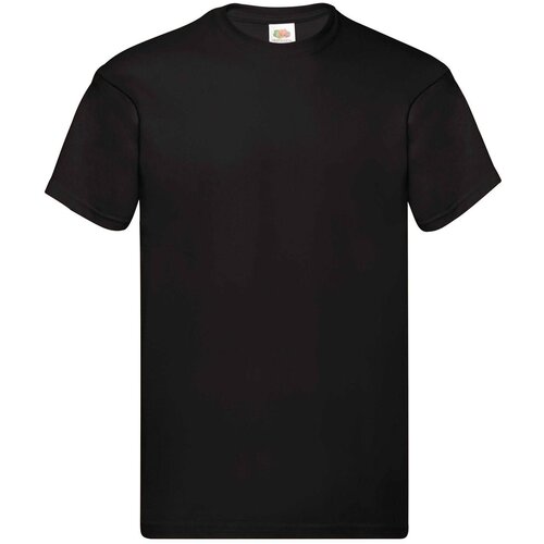 Fruit Of The Loom Black T-shirt for men Original Slike