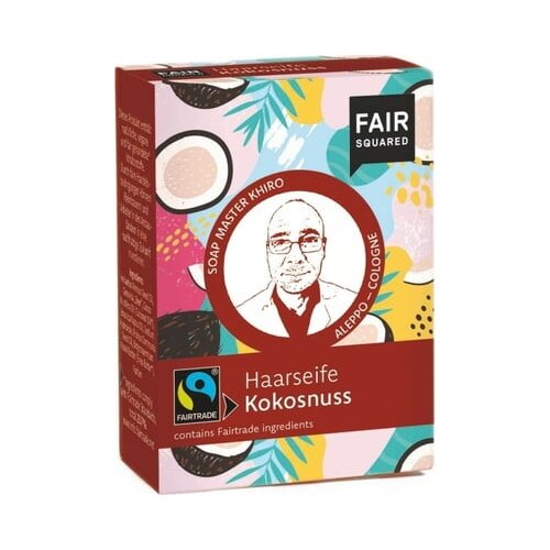 FAIR Squared fairtrade Coconut Hair Soap Anniversary Edition Slike