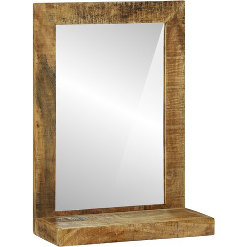 VidaXL Ogledalo za kupaonicu 50x22x70 cm Masivno hrapavo drvo manga Slike