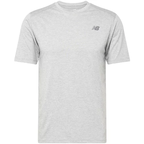 New Balance Tehnička sportska majica srebrno siva / siva melange