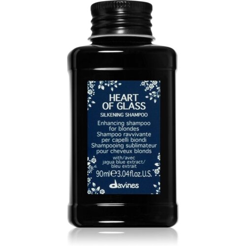 DAVINES Heart of Glass Silkening Shampoo nežni čistilni šampon za blond lase 90 ml Cene