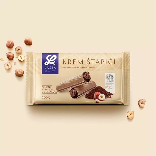Lasta Keks krem &amp;scaron;tapić Lje&amp;scaron;njak 200 g, Box Slike