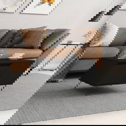 vidaXL Stolić za kavu crni 55 x 55 x 36 5 cm od konstruiranog drva Cijene