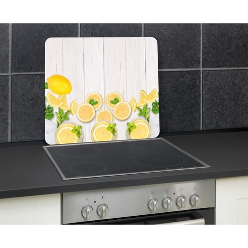 Wenko Zidna za&amp;scaron;titna ploča za &amp;scaron;tednjak od kaljenog stakla 50x56 cm Lemons &amp;ndash; Slike