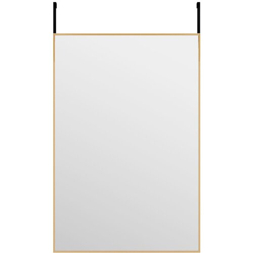 Maison Chic Ogledalo - Zrcalo - Kozmetično ogledalo za vrata zlato 40x60 cm steklo in aluminij, (21698063) Cene