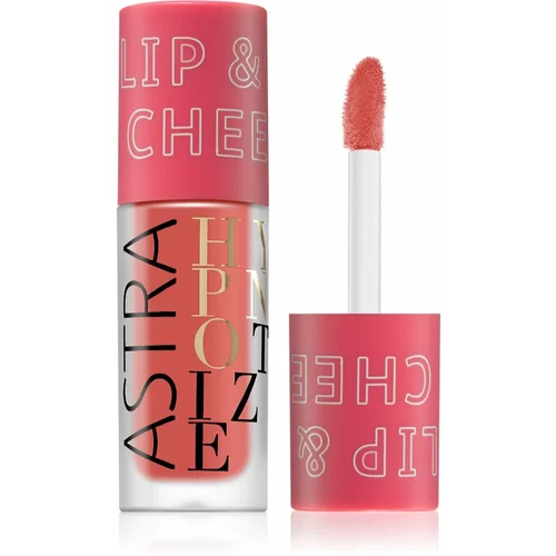 Astra Make-up Hypnotize Lip & Cheek tekoče rdečilo za ustnice in lica odtenek 04 Queen Peach 3,5 ml