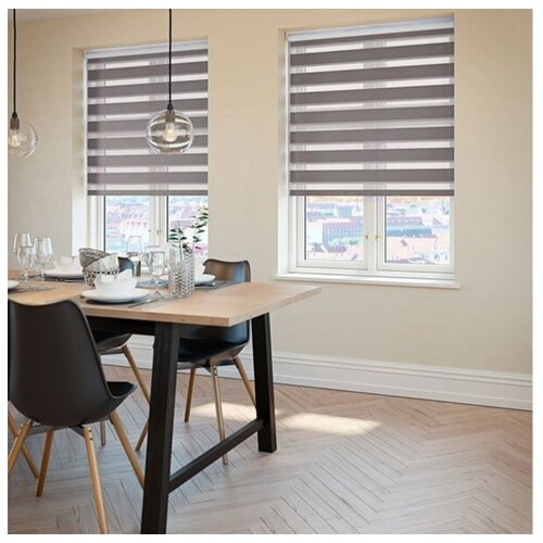  Rolo zavjesa zebra 150x180 SVIJETLO SIVA Cijene