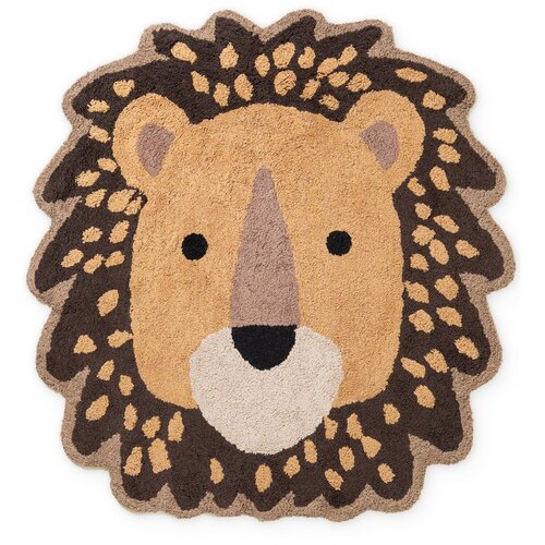 Hanse Home Oranžna/rjava pralna/ročno tkana bombažna otro&amp;scaron;ka preproga 120x125 cm Snuggle Roary &amp;ndash; Slike