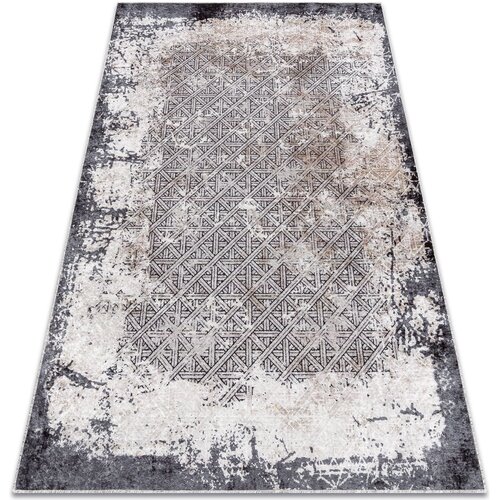 RugsX Preproge MIRO 51864.804 pralna preproga Vintage, rešetka p 160x220 cm Siva Cene
