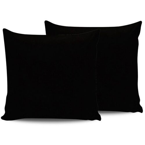 Black pillowcase set (2 pieces) (fr) Cene