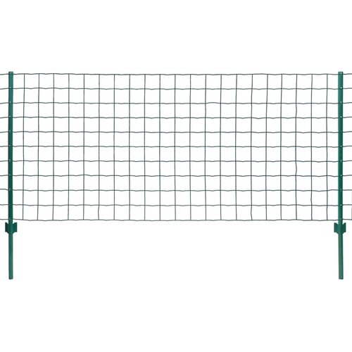 vidaXL Evro ograja iz jekla 20x1,5 m zelena Cene