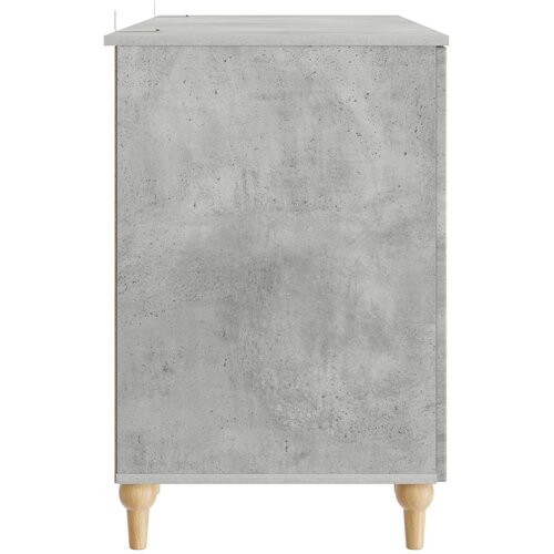 Stol Betonska siva 142,5 x 50 x 75 cm Konstruirano drvo Slike