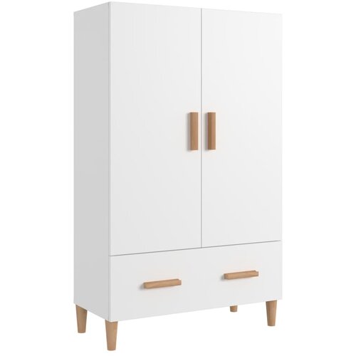 Maison Chic Komoda - Predalnik bela 70x31x115 cm konstruiran les, (21716098) Slike