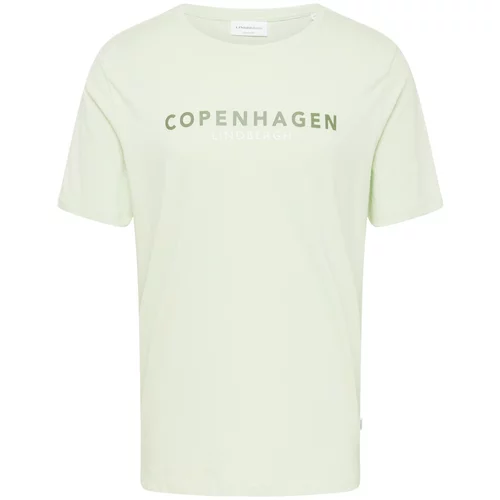 Lindbergh Majica 'Copenhagen' kraljevski zelena / pastelno zelena / bijela