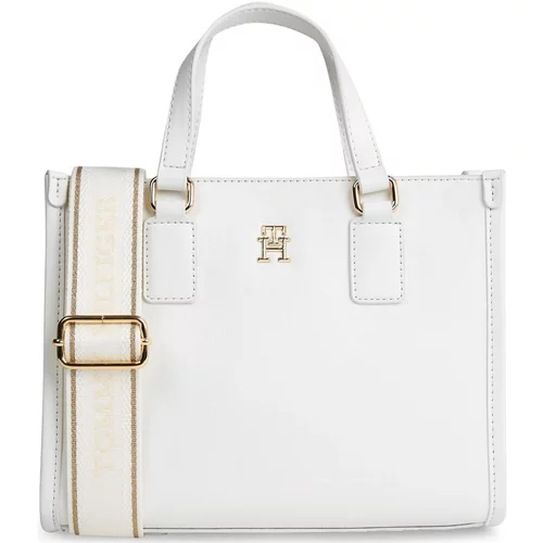 Tommy Hilfiger Torbe MONOTYPE MINI TOTE AW0AW15977 Bela