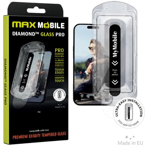 Samsung MaxMobile Diamond Pro-Fit Frame zastitno staklo za Galaxy S26 Slike