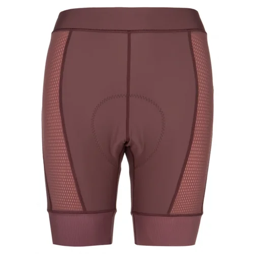 Kilpi PRESSURE-W DARK RED women's cycling shorts