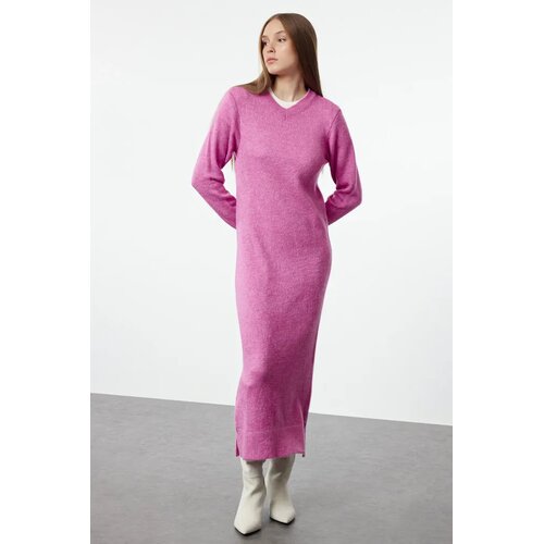 Trendyol Modest Ženska haljina Tctaw25Eb00067, Roza Slike