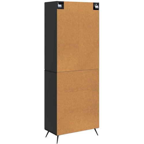  Set ormara 2 kom. Crna Konstruirano drvo 69 x 34,5 x 90 cm Slike