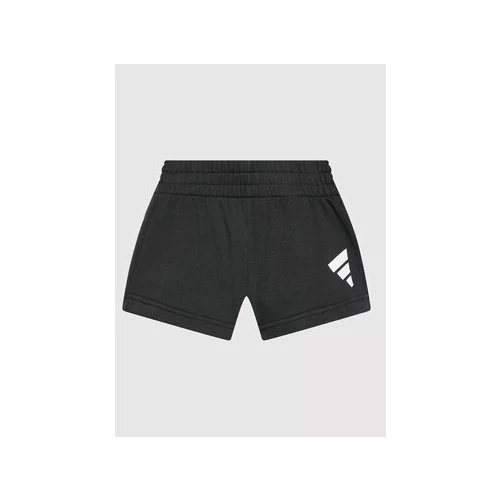 Adidas Športne kratke hlače Future Icons 3-Stripes HE4968 Črna Relaxed Fit