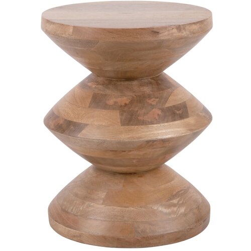 Leitmotiv Okrugao pomoćni stol od masivnog manga &amp;oslash; 35 cm Totem &amp;ndash; Slike