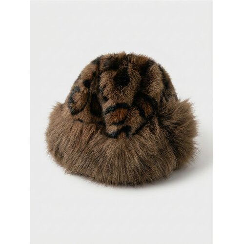 Sinsay Bucket &amp;scaron;e&amp;scaron;ir od umjetnog krzna s leopard uzorkom Slike