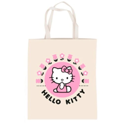 Hello Kitty Platnena torba Pink Circle, 38 x 44 cm Cijene