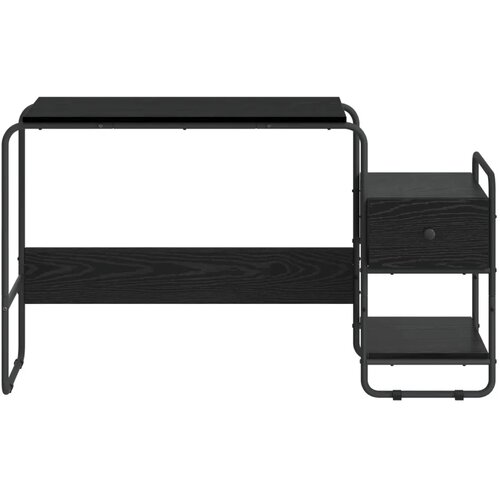  Stol s pohranom Crni hrast 131.5 x 50 x 75.5 cm - Crni hrast Slike