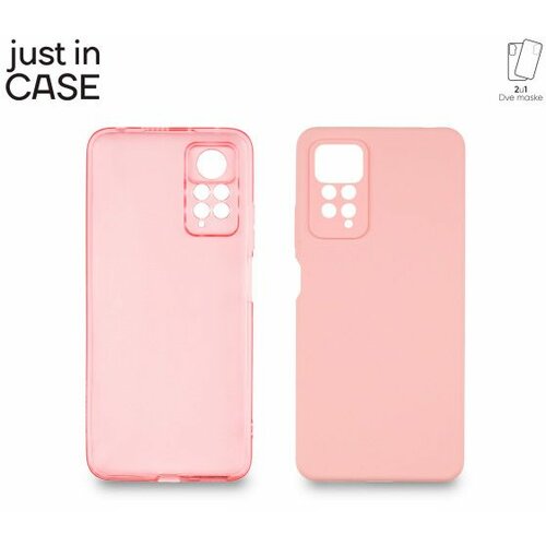 Just In Case 2u1 extra case mix paket pink za redmi note 11 pro Slike