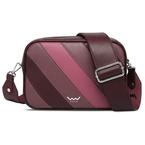 Vuch Crossbody torba Massimo Striped Dark Wine, 16 x 23 cm Cijene