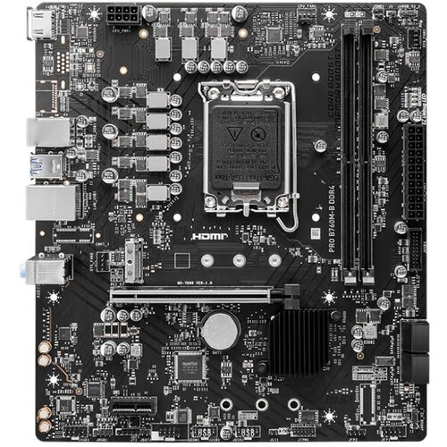  PRO B760M-B DDR4 motherboard Intel B760 LGA 1700 micro ATX Slike