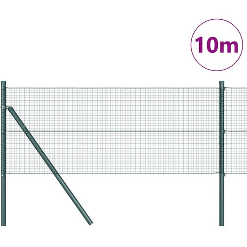 Zavarena žičana ograda za fiksaciju 10 x 0,4 m Zelena Mreža Slike