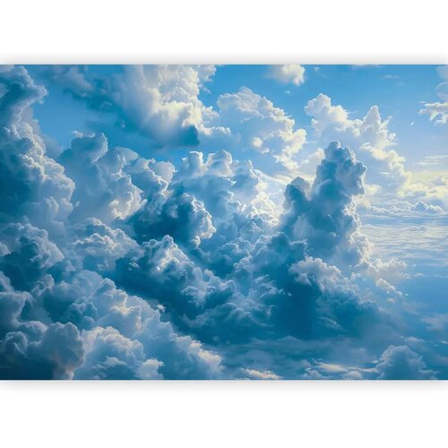  Foto tapeta - Ocean in the Air: Waving Clouds Reflecting Morning Light 500x350 Slike