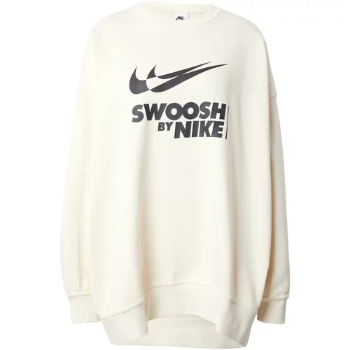 Nike Sportswear Sweater majica crna / prljavo bijela