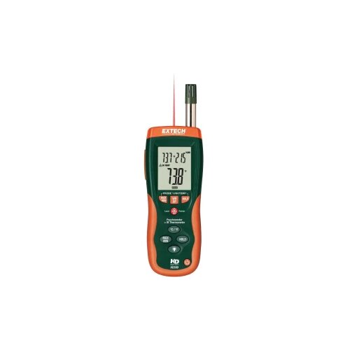 Extech HD-500 Mjerač vlažnosti zraka/temperature, termo-/higrometar HD500 Slike