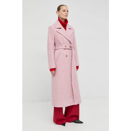 Beatrice B Vuneni kaput boja: ružičasta, za prijelazno razdoblje, kopčanje u dva reda