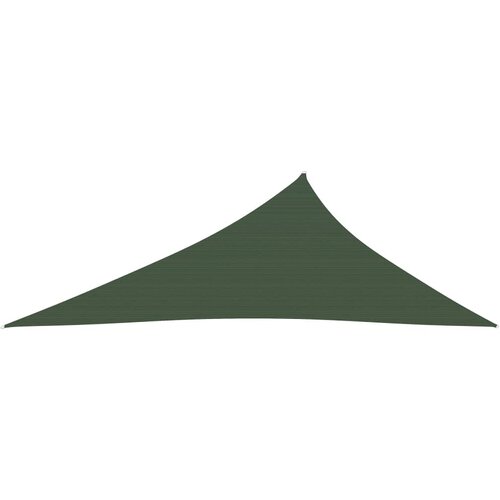 VidaXL Senčno jadro 160 g/m&amp;sup2; temno zeleno 4x5x6,8 m HDPE Slike