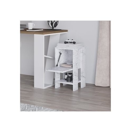 Hanah home noćni stočić ema carrara marble Slike